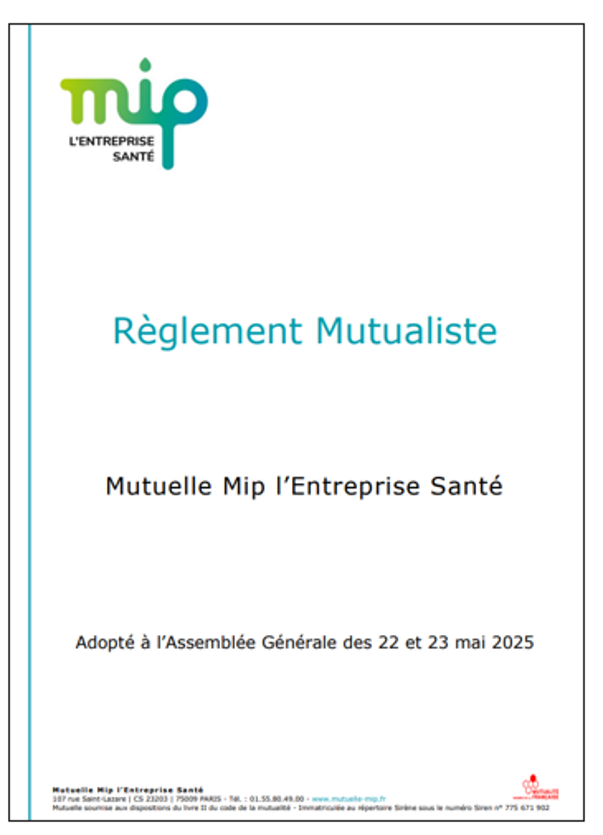 Reglement Mutualistes